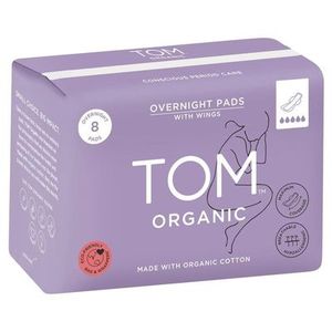 Products: TOM Organic Overnight Pads