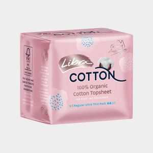 Products: Libra Cotton Organic UT Regular Pads with Wings