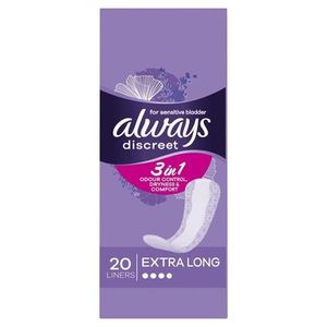 Products: Always Discreet Liner Long Level 4 20 Pack