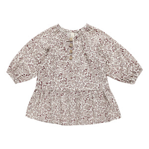 Childrens Clothing Sale: Quincy Mae - Lany Dress - Mauve Ditsy