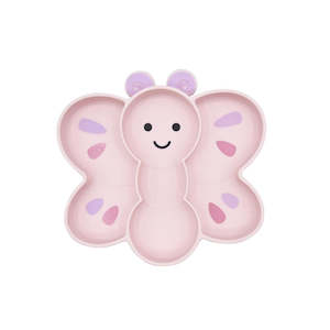 Pantry: Divided Silicone Suction Plate - Butterfly