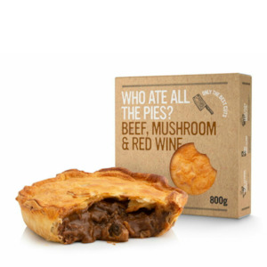 Pantry: Beef Mushroom & Red Wine Pie