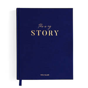 Baby Accessories: Fox & Fallow- My Story Memoir Journal - Navy