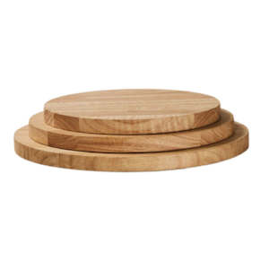 Citta - Round Chopping Board - Natural