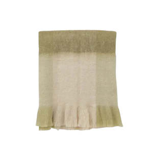 Florentine Sage Green Throw