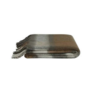 Cushions: Grey Brown Plaid Tassel Throw