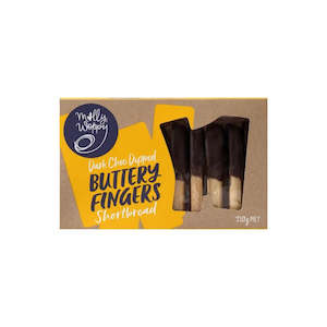 Pantry: Buttery Fingers- Dark Choc Dipped Shortbread