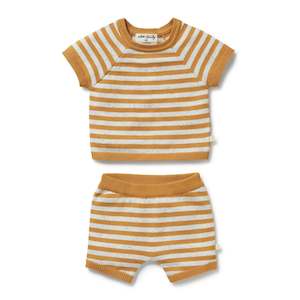 Baby Accessories: Wilson & Frenchy - Knitted Set - Golden Waves