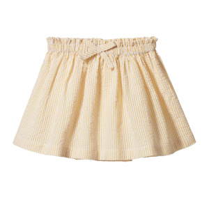 Nature Baby: Nature Baby - Orchard Skirt Seersucker - Golden Stripe