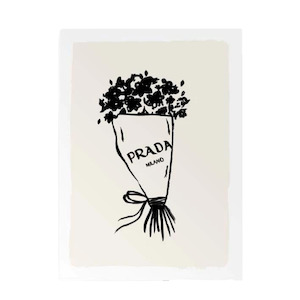 Art: Papier HQ- Prada Flowers Print