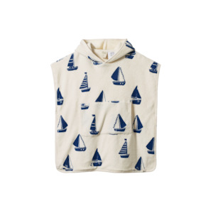 Nature Baby - Poncho Towel - Regatta Print