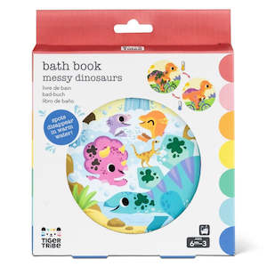 Bath Body: Bath Book - Messy Dinosaurs