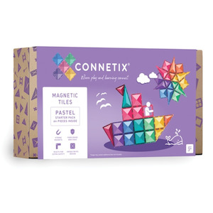 Connetix Tiles - Pastel Starter Pack 64 pc