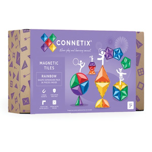 Connetix Tiles: Connetix Tiles - Rainbow Shape Expansion 36pc
