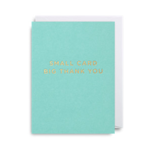 Cards: Big Thank You Card
