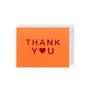 Cards: Orange Thank You Card