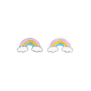 Silver Linings: Kids Earrings - Rainbows