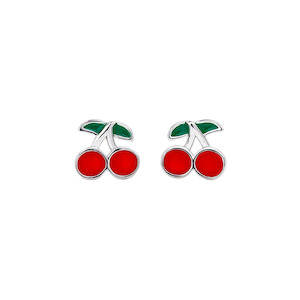 Silver Linings: Kids Earrings - Cherries