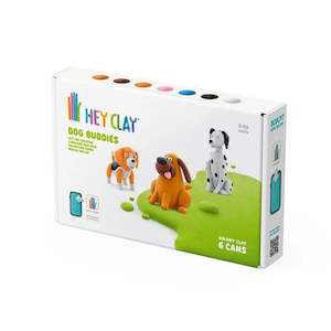 Hey Clay - Dog Buddies (Labrador, Dalmation, Beagle) - 6 Cans