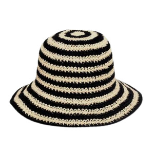Sophie - So Relaxed Hat - Stripes - Black/White