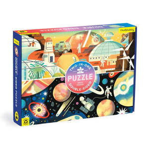 Puzzles Games: Space Mission 100pc Double Sided Puzzle
