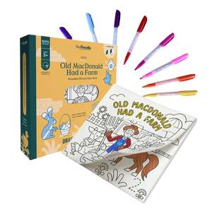 Drawing Craft: Hey Doodle - Old MacDonald Had a Farm Tales - Reusable Colouring Book