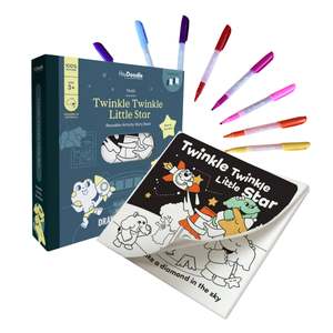 Drawing Craft: Hey Doodle - Twinkle Twinkle Little Star Tales - Reusable Colouring Book