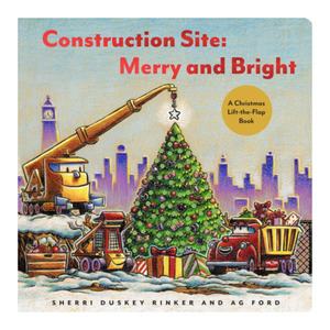 Childrens Books: Construction Site: Merry and Bright