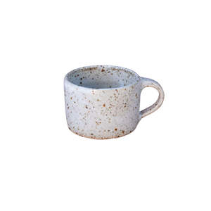 Homeware: Biddy Pots - Small Mug - White Speckle