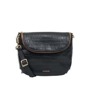 Gift Ideas: Saben - Fifi Crossbody Bag - Black Croc