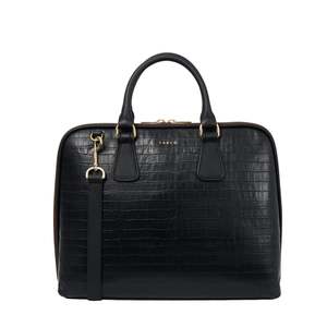 Gift Ideas: Saben - Parker Briefcase - Black Croc