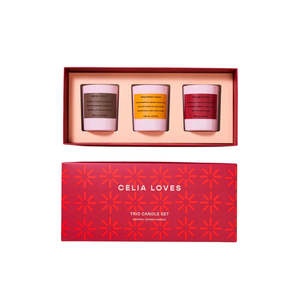 Celia Loves - Trio Candle Set European Holiday