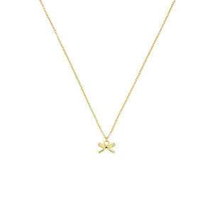 Sophie - Bow Necklace - Gold