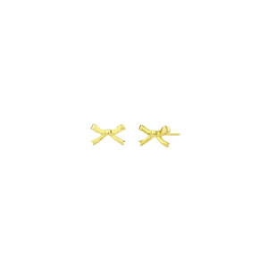 Sophie - Bow Studs - Gold