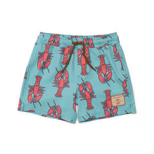 Kids Summer Essentials: Crywolf - Board Shorts - Lobsters