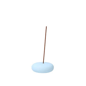 Gentle Habits: Frosted Glass Incense Holder - Blue
