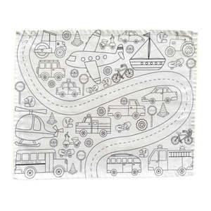 Drawing Craft: Colour Me Kids - Solo Mat Kit - Wheels In Motion