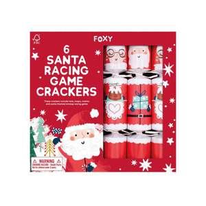 Gift Ideas: Santa Racing - 12in Cracker - 6pcs