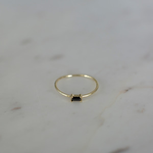 Sophie- You Rock Ring Black - Gold