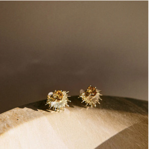 Solace Earrings - Champagne
