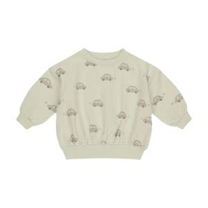 Quincy Mae - Relaxed Sweatshirt - Cars Mint