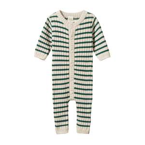 Childrens Clothing Sale: Nature Baby - Lou Suit Cotton Knit - Pine Sailor Stripe