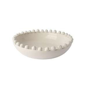 Terracotta Bowl - Ivory - 31x9cm