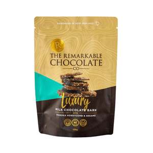 Luxury Milk Chocolate Bark - Manuka Honeycomb & Sesame