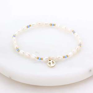 Zafino - Mia Stretch Bracelet Sky Blue