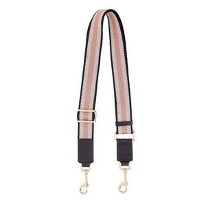 Gift Ideas: Saben - Feature Strap Webbing - Black + White + Desert Rose