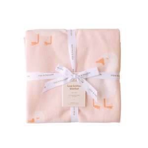 Baby Blanket Wraps: Fox & Fallow - Blanket - Pink Ducks