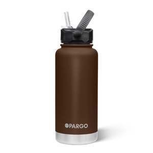 For Him Edit: Pargo - 950ml Insulated Sports Bottle - Chocolate Brown