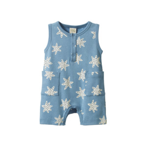 Nature Baby - Camper Suit - Sea Stars Print