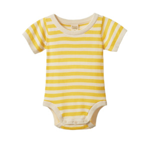 Nature Baby - Ren Bodysuit - Sunny Sea Stripe